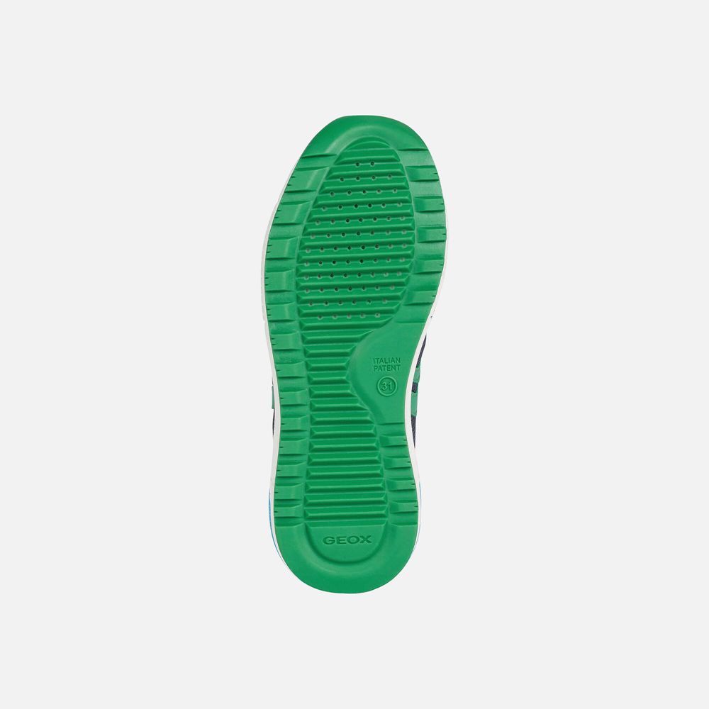 Geox Erkek Çocuk Spor Ayakkabı Mavi - Alben - RYJ-176435